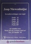 Nieuwenhuijse, Jaap - Koraalbewerkingen voor orgel *nieuw* --- Psalm 25, psalm 43, psalm 80, psalm 108, psalm 109 en variaties over Komt, laat ons voortgaan, kindren Gez. 217 bundel 38