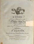Latour, T.: - A Duett, for two performers on the piano forte, in which is introduced the admired air of "O dolce concento" [by W. A. Mozart] with variations