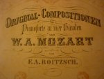 Mozart. W.A. / F. Mendelssohn - Original - Compositionen fur Pianoforte zu vier handen (revidiert von F.A. Roitzsch) + F. Mendelssohn Sammtliche Werke  - piano 4 handen