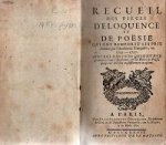 - Recueil des pièces d'éloquence et de poësie qui ont remporté les prix donnés par l'Académie françoise en 1735-1737