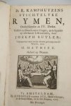 Camphuysen, (Camphuyzen,) Dirck Rafaelsz - Stichtelyke rymen