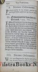 N.N., - Statuten, Ordonnantien, ende Costumen van Frieslandt, Ten bevele van de Heeren Staten des selven Landts, by een vergadert, gheaugmenteert, ende verbetert. Voor de derde-mael van nieuws ghedruckt.