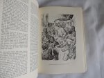 Houten van Ulbe Tekeningen van jan klaas pijlman - De Hillige Histoarje, forteld foar it Fryske folk. Diel I (It alde testamint) en Diel II (It nije testamint)