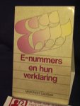 Damsma, Margreet - E-nummers en hun verklaring / druk 1