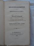 Blaupot ten Cate, S.. - Geschiedenis der doopsgezinden in Friesland.
