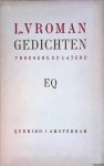 Vroman, Leo - Gedichten. Vroegere en latere