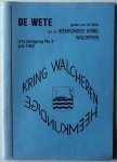 Beun J e.a. - De Wete Heemkundige Kring Walcheren  21e jaargang No 3, 3 juli 1992