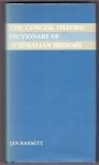 Jan Bassett - The Concise Oxford Dictionary of Australian History
