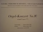 Handel; G.F. - Orgelkonzerte No. 10 D moll (Opus 7IV) - Helmuth Walcha