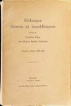 Collective - Mélanges chinois et bouddhiques, premier volume : 1931 - 1932