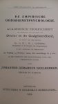 Geelkerken Johannes Gerardus - De Empirische godsdienstpsychologie