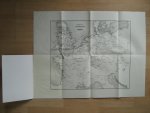 Bruyn Kops, J.L. de - Beknopte handleiding tot kennis der Spoorwegen. Spoorwegkaarten uit 1849 en 1855. 3 delen in de originele casette. NIEUW!