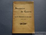 Général Cadoux. - Souvenirs de Guerre. Le 148e d'Infanterie en couverture. Août 1914.