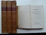 MM. NOEL et DE LA PlACE - Etudes et Lecons francaises DE LITTERATURE et DE MORALE,Ou Recueil, on prose et vers, des plus beaux Morceaux de notre Langue dans la Litterature des 17, 18 er 19es siecles ( 4 dln)