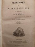 Schellens, M.H. - Sermoonen op de byzonderste feestdagen van het jaer (deel 3) + Sermoonen op alle de zondagen van het jaer (deel 4 + 5)