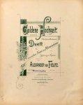 Fielitz, Alexander von: - Goldene Hochzeit (Otto Julius Bierbaum). Duett für eine mittlere Frauen- und Männerstimme mit Begleitung des Klaviers. Op. 58