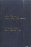 Boon, K.G. - Gids voor het Rijksprentenkabinet. Een overzicht van de verzamelingen met naamlijsten van graveurs en tekenaars
