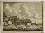 J. Bulthuis, K.F. Bendorp - Antieke prent Zeeland bij Ritthem: T' Kasteel Rammekens.