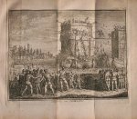 antique print (prent) - Belegering van Damiate.