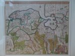 Groningen. - Tabulae Dominii Groeningae quae et complectitur maximam partem Drentiae emendata a F. de Wit.