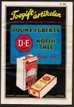 Douwe Egberts Koffie Thee Tabak - (BROCHURE) Toegift artikelen ( No 12 ) - Verkrijgbaar gesteld voor de verbruikers van Douwe Egberts Koffie Thee  anno 1753
