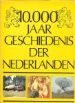 Jansma Klaas en Meindert Schroor  ..  De aanbieding van het smeekschrift der edelen en de Dordtse Synode - 10.000 Jaar geschiedenis der Nederlanden  ... De eerste bewoners, de eerste landbouwers, een andere maatschappij [vuurstenen werktuigen. Onze voor ouders,Franken en Saksen. Willibrord en Bonifacius verkondigen het christelijk geloof..