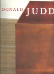JUDD - SEROTA, Nicholas [Ed.] - Donald Judd.