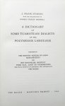 J.Frank Stimson W. D.S. Marshall - Dictionary of Tuamotuan dialects of the Polynesian Language