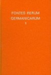 Böhmer, Johann Friedrich. - Fontes rerum Germanicum. Geschichtsquellen Deutschlands.