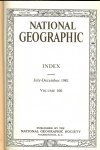 National Geographic society Redactie - National Geographic magazine volume 160  uit  1981, van july - tot dec ,zes maanden