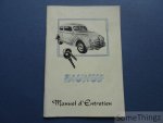 N/A. - Ford Motor Company Belgium - Taunus. Manuel d'entretien.