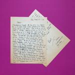 A. Moonen - Handgeschreven brief aan Jac. van Hattum.