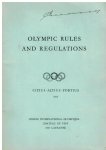  - Olympic Rules and Regulations