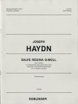 Haydn, Joseph - SALVE REGINA g-Moll für Soloquartett oder gemischten Chor, Klavierauszug