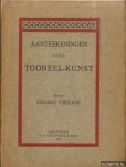 Verkade, Eduard - Aanteekeningen over tooneel-kunst