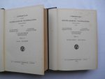 Graaff, Prof. W.C. de & Schoorl, Prof. N. &  Wielen, Prof. P. van der - Commentaar op de Nederlandsche Pharmacopee - vijfde uitgave, 4 delen