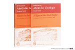 Brinkmann, Roland / Karl Krömmelbein. - Abriß der Geologie; Band 1: Allgemeine Geologie. 11. Auflage & Band 2: Historische Geologie. 10./11. Auflage.