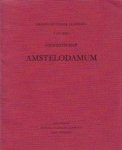  - Drieenzestigste jaarboek van het genootschap Amstelodamum.