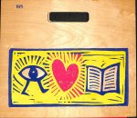 Gelder, Therese van / Veltman, Martin - Eye love books. Tentoonstelling kunstenaarskinderboeken. De plaatjes zijn al netjes ingeplakt.
