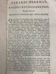  - Gerardi Meerman, syndici roterodamensis admonitio de chartae nostratis, sue lineae, origine.