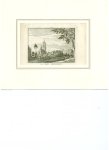 Spilman, Hendrik - Het dorp Amerongen. Originele kopergravure