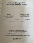 IPCC - Mitigation of Climate Change / Working Group III contribution to the Fourth Assessment Report of the IPCC