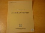 Wieruszowski; Lili - 43 Choralvorspiele (Klavarskribo)