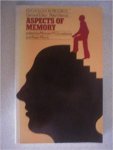 by M.M. Gruneberg (Author), Peter Morris (Author) - Aspects of Memory             (Psychology in Progress)  UP 645