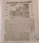 [Pamphlet/Newspaper]  - Pamphlet/Newspaper: De reizende Nieuwsbode, no 78 Maandag 29 sept 1856, Amsterdam wed Kok, geb. Van Kolm, 4 pp.