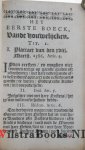 N.N., - Statuten, Ordonnantien, ende Costumen van Frieslandt, Ten bevele van de Heeren Staten des selven Landts, by een vergadert, gheaugmenteert, ende verbetert. Voor de derde-mael van nieuws ghedruckt.
