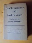 Rowley, H.H. (editor) - The Old Testament and Modern Study. A Generation of Discovery and Research. Essays by Members of the Society for Old Testament Study