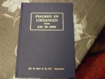 Heer de Joh. - Psalmen en lofzangen voor harmonium