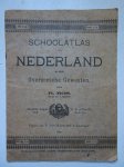 Bos, R.. - Schoolatlas van Nederland en zijne Overzeesche Gewesten. In 20 gekleurde kaarten.