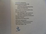 Plantin, Christopher. [ English translation by Gerard Previn Meyer ]. - The Happiness of this World, A Sonnet. [ Beperkte en genummerde oplage { 22 } van totaal 60 exemplaren ]